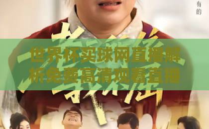 世界杯买球网直播解析免费高清观看直播，2026年球迷必备指南