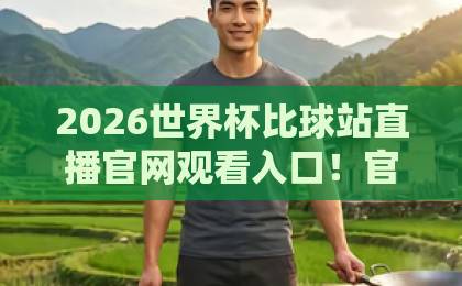 2026世界杯比球站直播官网观看入口！官方平台与高清通道全解析【2026世界杯比球站】