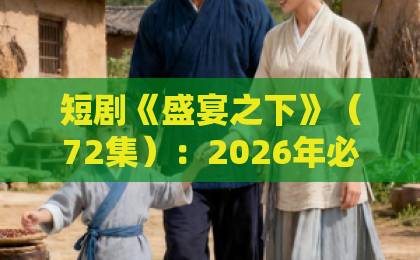 短剧《盛宴之下》(72集):2026年必追悬疑爽剧?【短剧盛宴】深度解析
