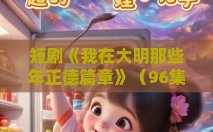 短剧《我在大明那些年正德篇章》(96集)剧情神在哪?穿越党必刷的宝藏